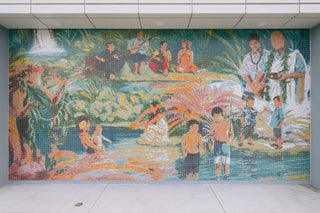 Glass Mosaic Mural for East Hawaii Health Center at Hilo Benioff Medical Center